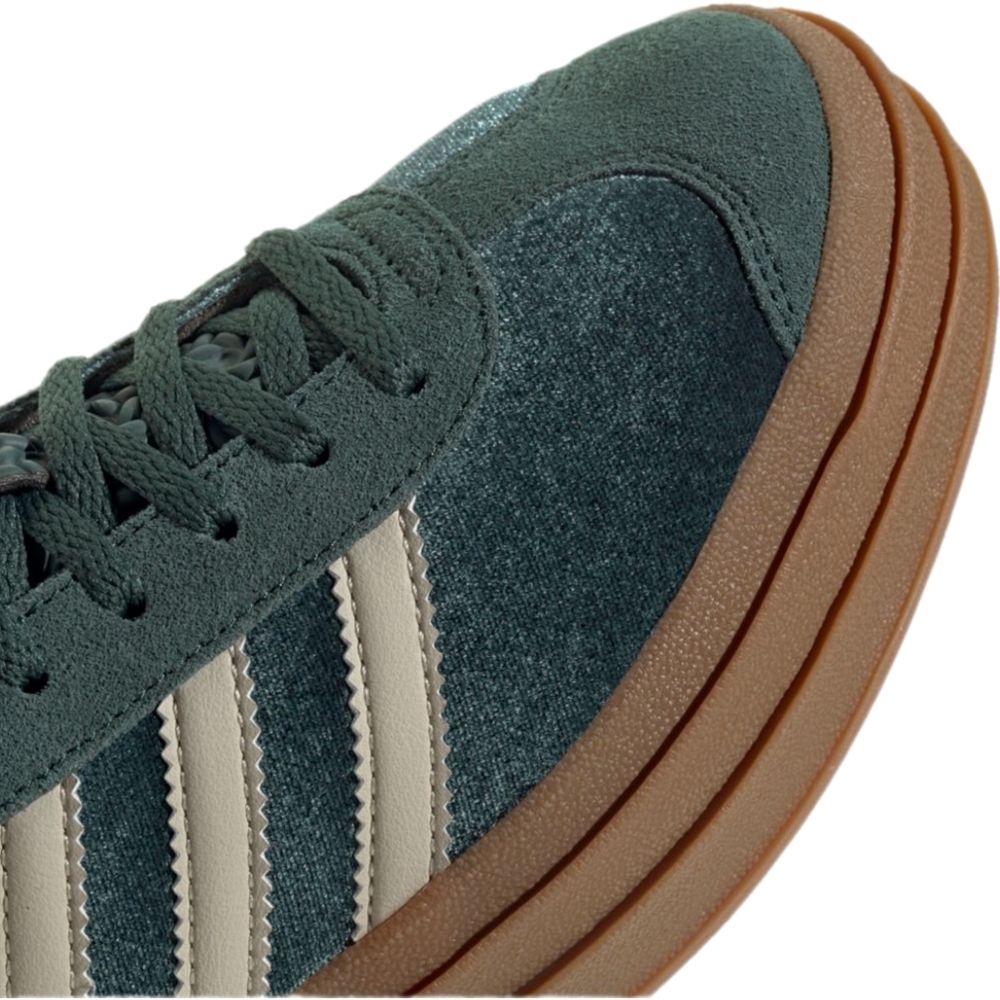 adidas Originals Women's Gazelle Bold Shoes, minergreen - Picture 3 of 8